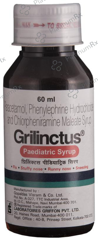 Grilinctus Paediatric Syrup 60ml