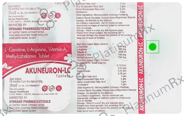 Akuneuron LC Tablet 10s