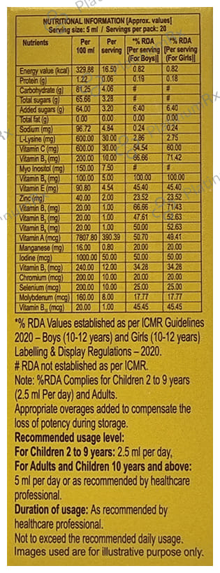 V Total Syrup 100ml