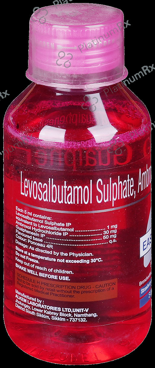 Eascof-LS Syrup Strawberry Raspberry Menthol Sugar Free