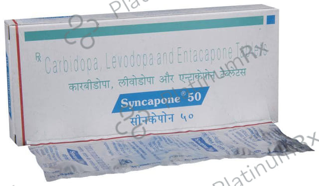 Syncapone 50/12.5/200mg Tablet 10s