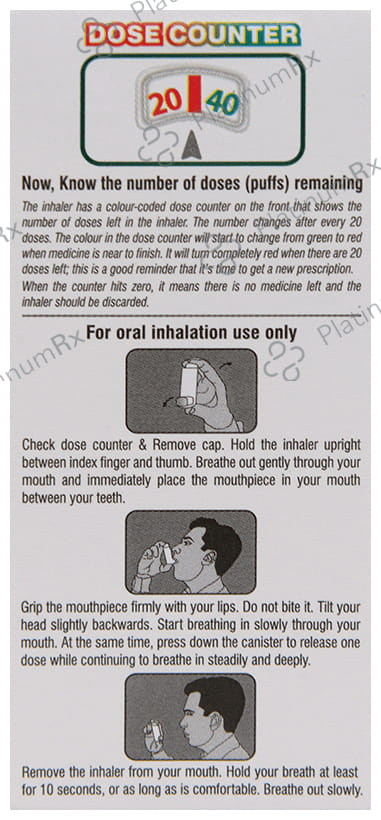 Glynium Vt 12.5/25mcg Inhaler 1s