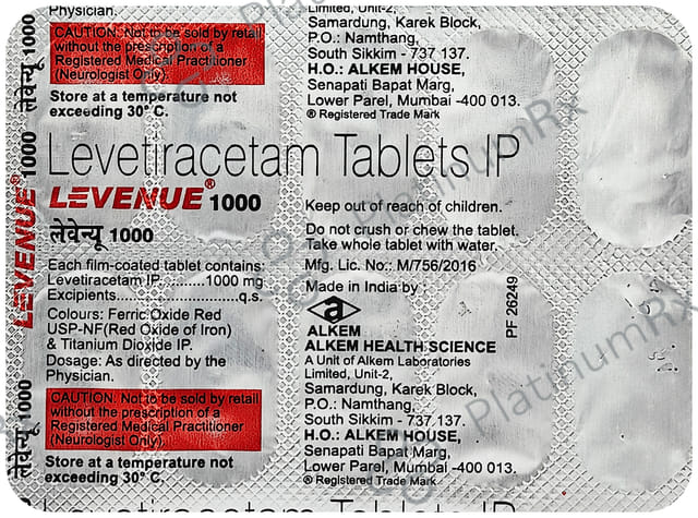 Levenue 1000mg Tablet 10s