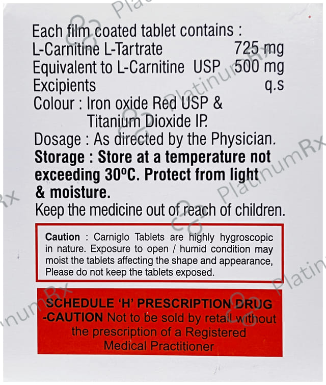 Carniglo 500mg Tablet 10s