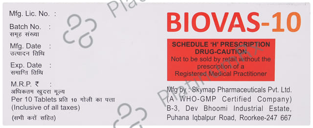 Biovas 10mg Tablet 10s