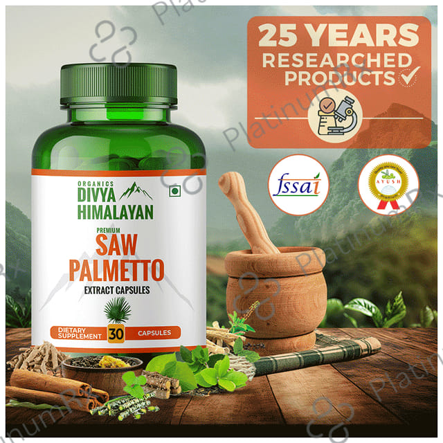 Divya Himalayan Premium Saw Plametto Capsule