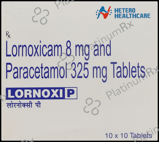 Lornoxi P 8/325mg Tablet 10s