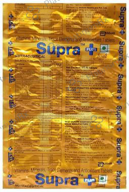Supra Plus Tablet 15s