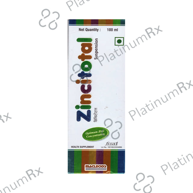 Zincitotal Oral Suspension 100ml