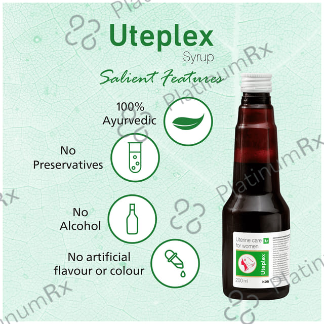 Uteplex Syrup (200ml Each) 1 Bottle