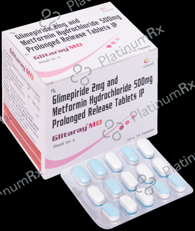 Glitaray M 2/500mg Tablet 15s