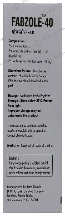 Fabzole 40 Injection
