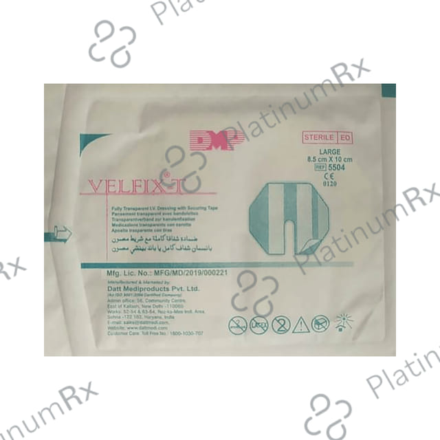 Datt Velfix-T Fully Transparent IV Dressing Tape Large