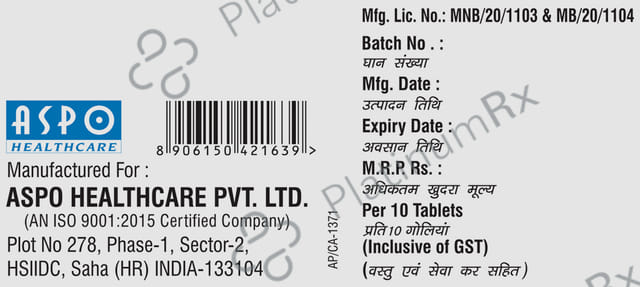 Nuroxa NT 10/75mg Tablet 10s