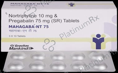 Mahagaba NT 75mg/10mg Tablet 10s