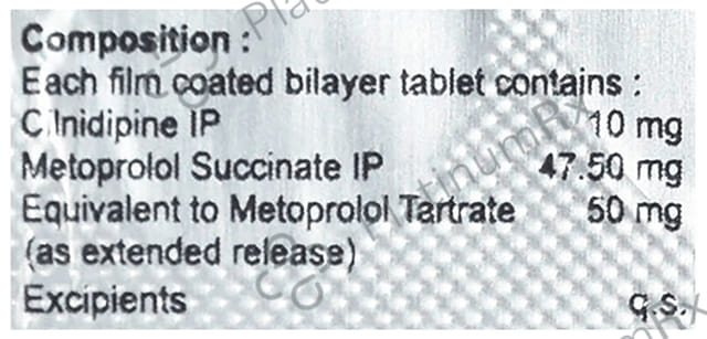 Livcilno M 10mg/50mg Tablet ER