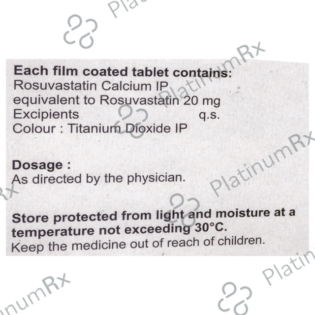 Rosave 20mg Tablet 15s