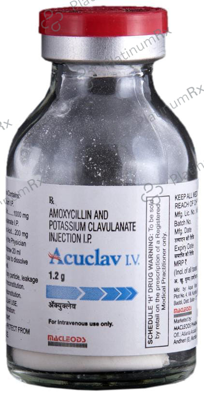 Acuclav IV 1000/200mg Injection 1s