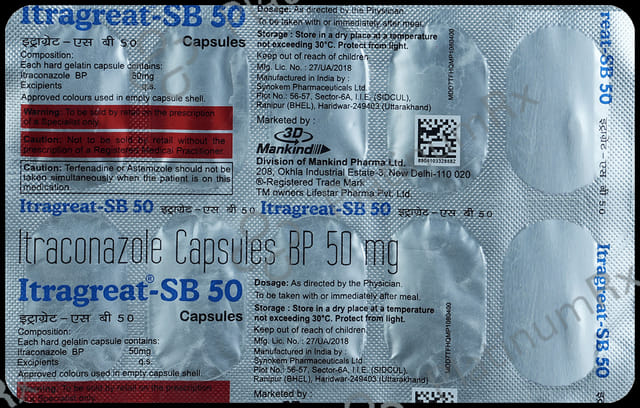 Itragreat-SB 50 Capsule