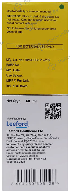 Leeford Keracylic Foaming Face Wash 60ml