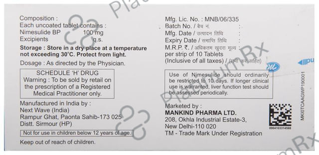 Nobel MD 100mg Tablet 10s