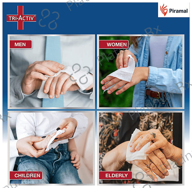 Tri-Activ Multi-Purpose Germ Protection Wipes XL