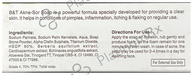 Boericke and Tafel Akne-Sor Soap