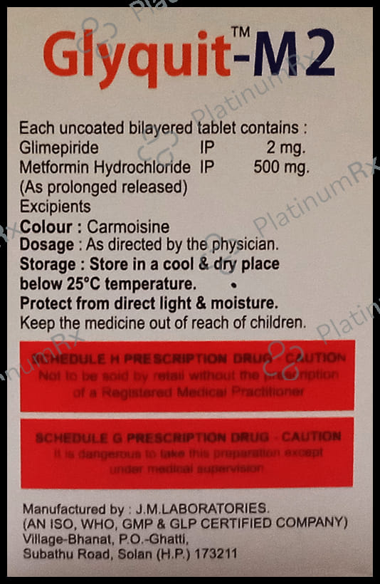 Glyquit-M2 Tablet PR
