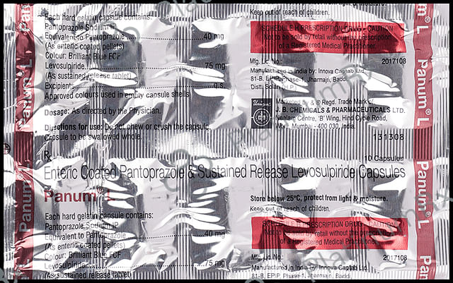Panum L 75/40mg Capsule 10s
