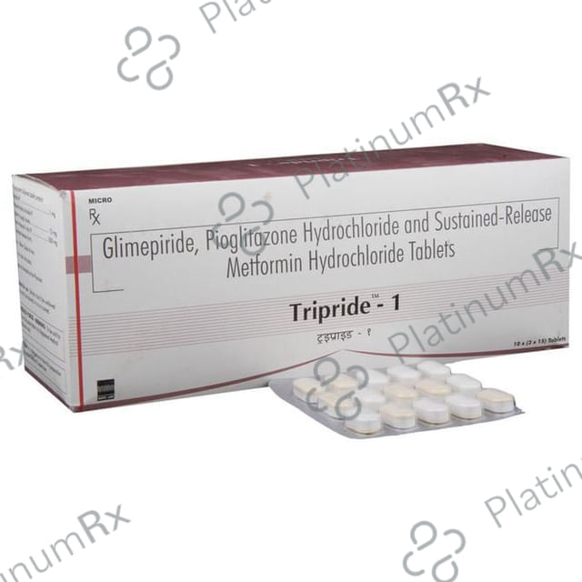 Tripride 1/500/15mg Tablet SR 15s