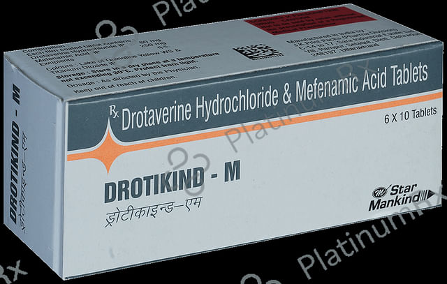 Drotikind M 80/250mg Tablet 10s