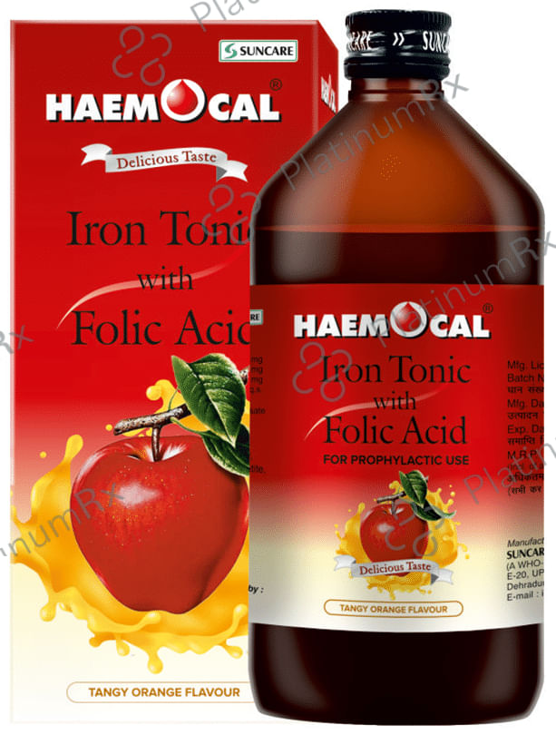 Haemocal Syrup Tangy Orange 450 ml