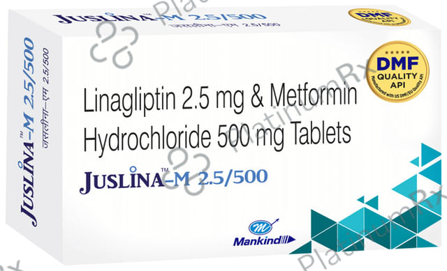 Juslina M 500/2.5mg Tablet 10s