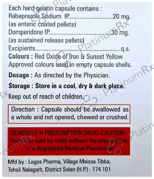 Rephix 30/20mg D Capsule SR 10s
