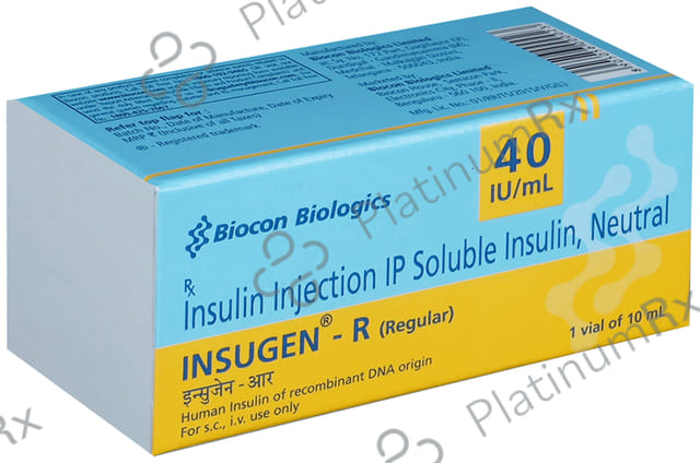 Insugen R 40IU/ml Solution for Injection 10ml