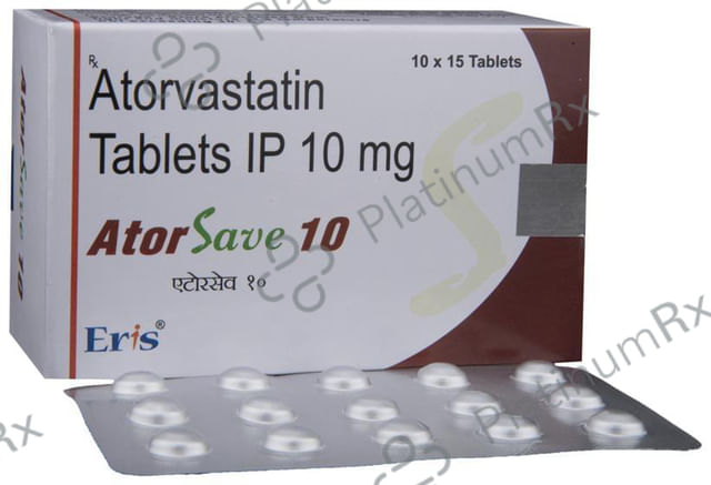 Atorsave 10mg Tablet 15s