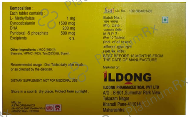 Aronamin DHA Tablet 10s