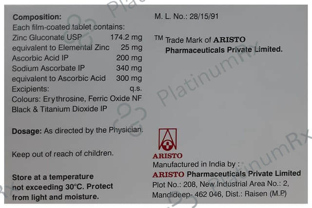 Aristo Immugard C Tablet