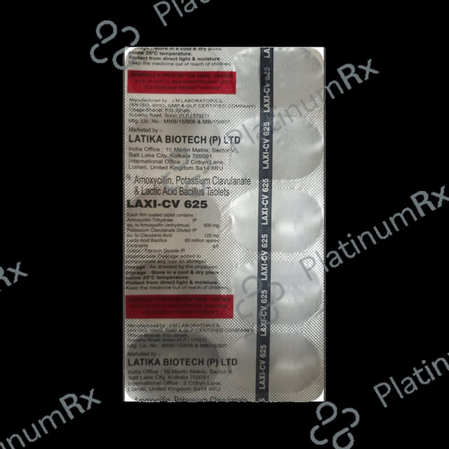 Laxi-CV 625 Tablet