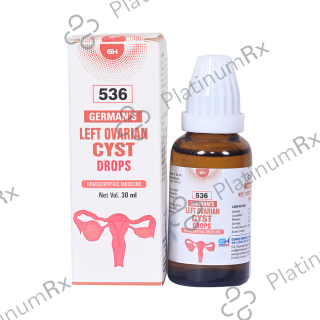 German's 536 Left Ovarian Cyst Drop