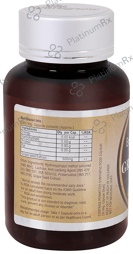 Nutrigrow Grape Seed Extract Veg Capsule 30 vegicaps