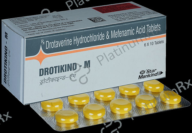 Drotikind M 80/250mg Tablet 10s