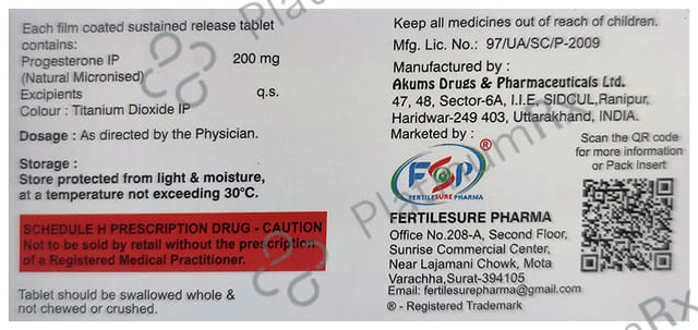 Fsprogest 200 SR Tablet