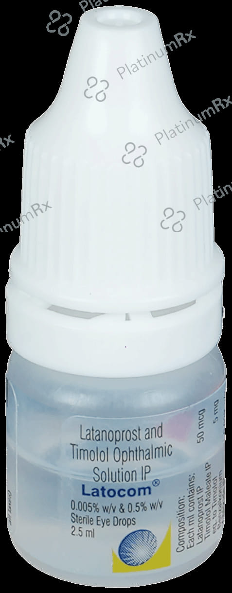 Latocom 50mcg/5mg Eye Drop 5ml