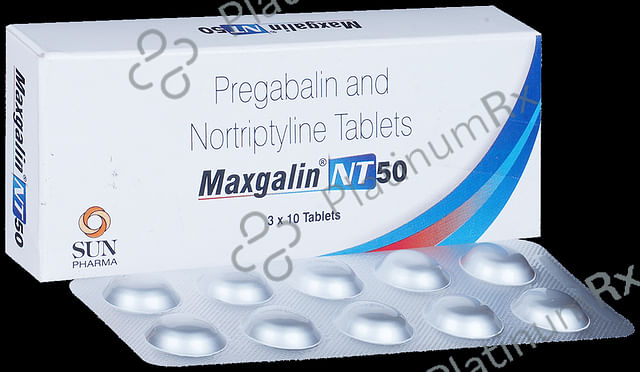 Maxgalin NT 50mg/10mg Tablet