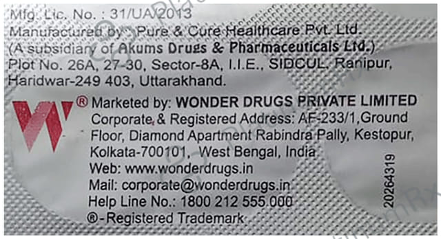 Wonflam R 200/20mg Capsule SR 10s