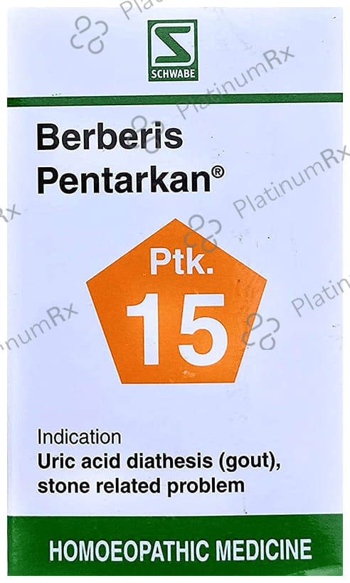 Dr Willmar Schwabe India Berberis Pentarkan Tablet