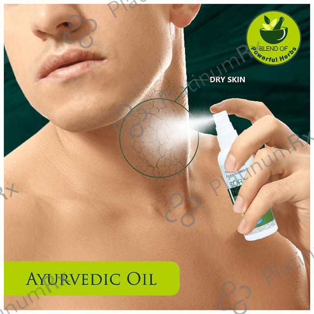 Leeford Sora Herb Ayurvedic Oil for Skin Itching & Peeling