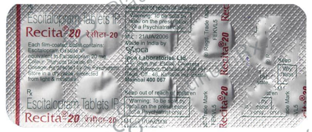Recita 20mg Tablet 10s
