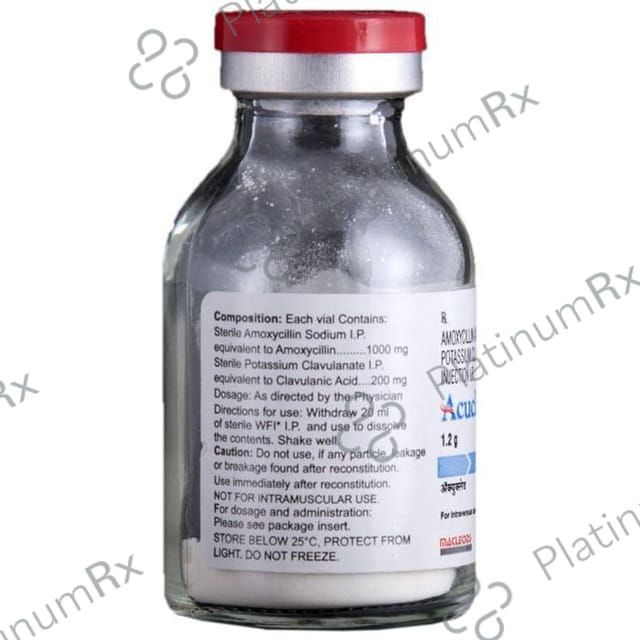 Acuclav IV 1000/200mg Injection 1s